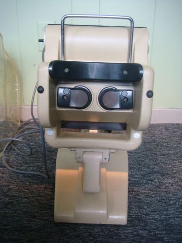 Keystone View Ophthalmic Telebinocular  Visual Survey Machine Tester &amp; Dustcover