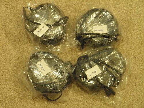 New CCTV video and power cable, 50 ft, RCA to RCA end, 4 pcs pack