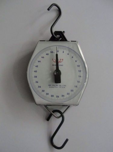 Mechanical hanging scale 50 kg metal body robust heavy for sale