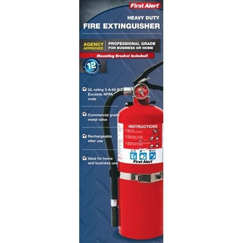 First alert commercial grade fire extinguisher, 76 oz (540003) for sale
