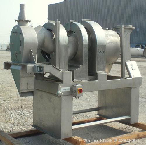 Used- Patterson Kelley Continuous Solids-Solids Zig-Zag Blender, model CSS, size