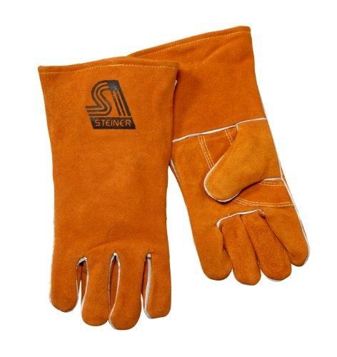Steiner 2119y3x welding gloves,  brown y-series shoulder split cowhide, foam for sale