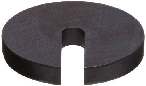 Small Parts Steel Slotted Washer, Black Oxide Finish, #2 Hole Size, 0.281&#034; ID,