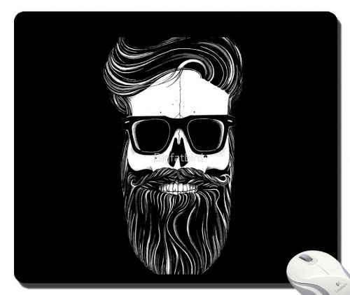 Ray&#039;s Black Bearded Skull mousepad MOUSE PAD for game office gift
