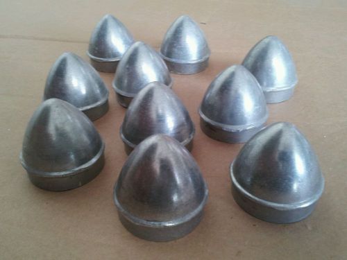 Chain Link Fence Post Acorn Caps (10pc) aluminum. fits 1-7/8&#034; or 2&#034; fence post