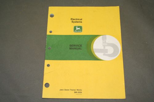 John Deere Electrical Systems Service Manual