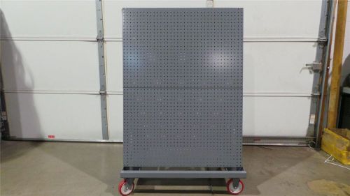 Brand name pegboard 36x48 in mobile a-frame pegboard tool cart for sale