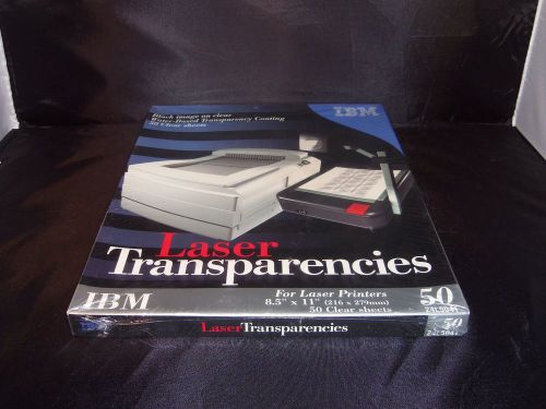 IBM 24L5042 Laser Transparencies Qty 50 Sheets Sealed NIB