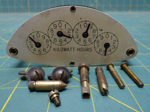 Kilowatt Hours Panel Meter 333 1/3 Plus Hardware