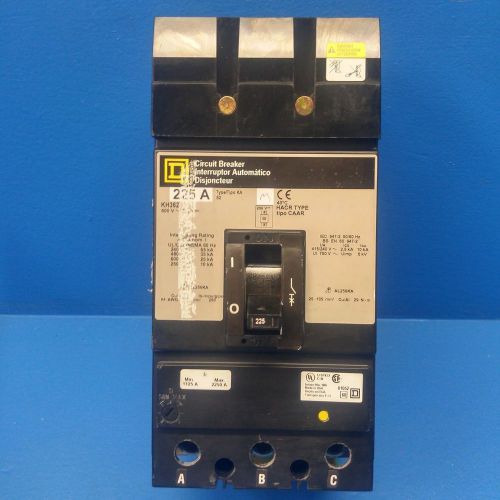 SQUARE D KH36225 225AMP 225 AMP 225A 225 A 600V I-LINE CIRCUIT BREAKER