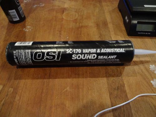 NEW Henkel OSI SC-170 Vapor &amp; Acoustical Sound Black Sealant 28 fl oz - 1 Tube