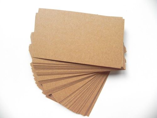 100 ct. Kraft Business Cards 65 lb.Cover-place cards, gift tags craft DIY