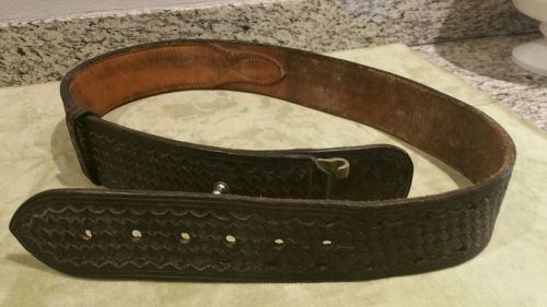 Leather Waist 36 C.A. Hoffman &amp; Sons Police Holster Belt