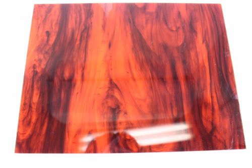Tortoise  Marble Acrylic Plexiglass Sheet 12&#034;x9&#034;x.125&#034;