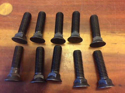 Plow bolts grade 5     1/2-13 x 2&#034; lot of 10 for sale