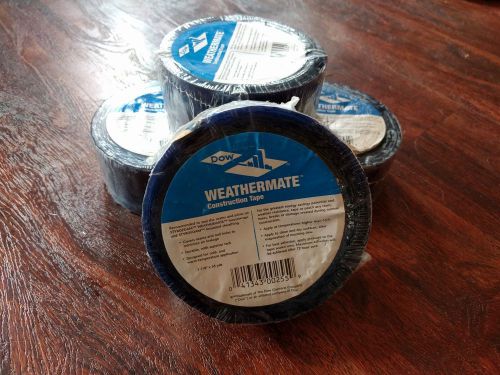 4x Dow Weathermate Construction tape 1 7/8&#034; X 55 Yards NEW