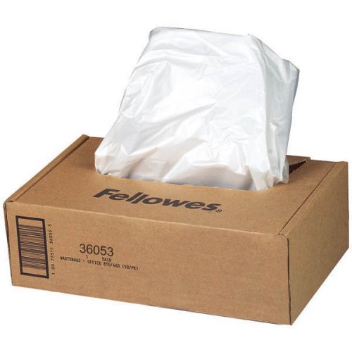 Fellowes 36053 Waste Bags for Powershred 99Ci 455Ms/465Ms Shredders - 100 Pack