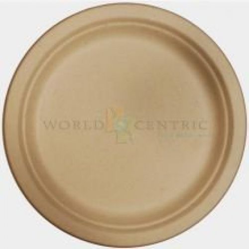 World Centric&#039;s 100% Biodegradable, 100% Compostable Bagasse 9&#034; Plates (Package