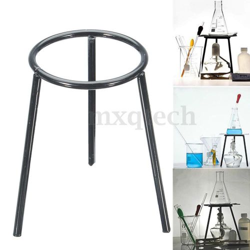 Lab bunsen burner/cast iron support stand/alcohol lamp tripod holder 13cm height for sale