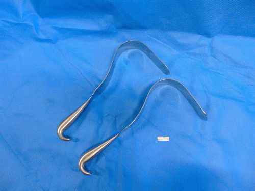 Set Of 2 2&#034; Wide Deaver Retractors Weck 481 826  &#034;Stainless&#034; R116