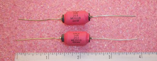 QTY (7) IHA203 DALE 100uH 2.7A HIGH CURRENT FILTER INDUCTOR FULL LEAD