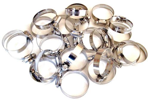 25 goliath industrial stainless steel hose clamps 1-3/8&#034; - 2&#034; sshc20 35mm-51mm for sale