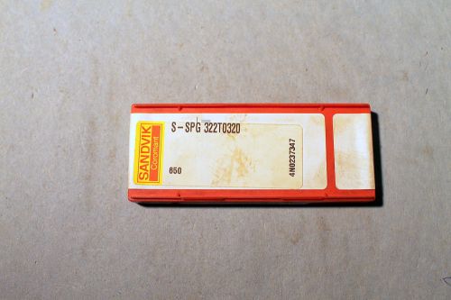 10 SANDVIK CERAMIC INSERTS  SPG 322 TO320   C3D10