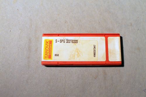 10 sandvik ceramic inserts  spg 322 to320   c3d10 for sale