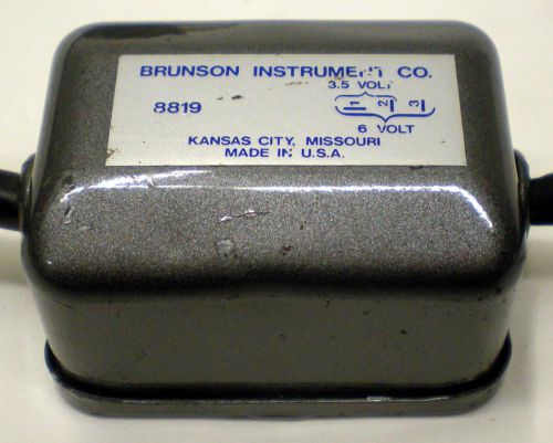 BRUNSON INSTRUMENT 8819 POWER PLUG TRANSFORMER CABLE FOR LIGHT SOURCE 76-RH