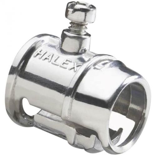 Snap-in set screw connector, 1/2&#034; emt, die cast zinc halex company 12005b for sale