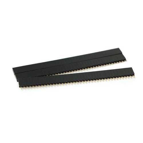 10X 40Pin 2.54mm Single Row Straight Female Pin Header Strip PBC Ardunio E WS