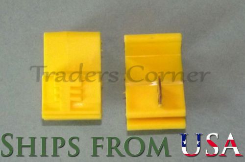 25Pcs Yellow Quick Lock/Snap On Splice Crimp Wire Electrical Cable Connectors
