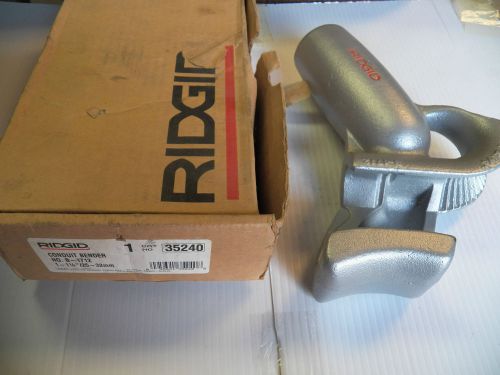 New ridgid conduit bender b-1712 b1712 35240 1-1/4&#034; 25-32 mm for sale