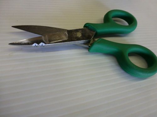 5.5&#034; electrician scissors for cutting &amp; stripping wires for sale