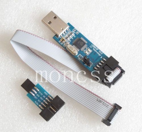 new USBASP 10 to 6 pin Adapter +ISP 51 for Atmel AVR USB Programmer for Arduino
