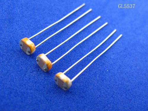 200pcs  Photoresistor GL5537 LDR Photo Resistors Light-Dependent