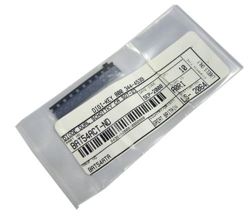 NEW PACK OF 10 DIGI-KEY BAT54ACT-ND DIODE DUAL SCHOTTKY SOT-23 (2 AVAILABLE)