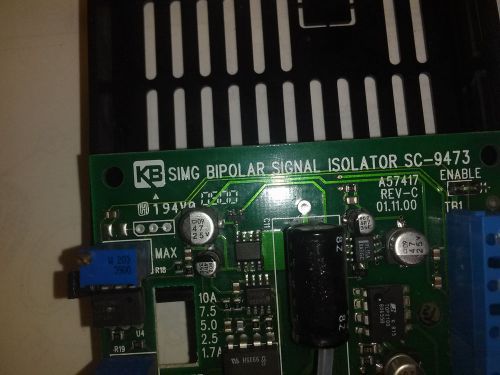 New KB Electronics SIMG bi-polar signal isolator board SC-9473