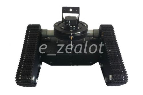 Robo-Soul TK-210 Black Crawler Robot Chassis LD-1501MG 2DOF PTZ Perfect
