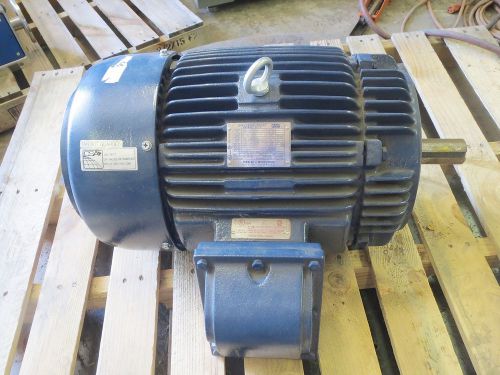 Teco westinghouse 15 hp explosion proof motor 230/460 volt, 3530 rpm, fr 254tc for sale