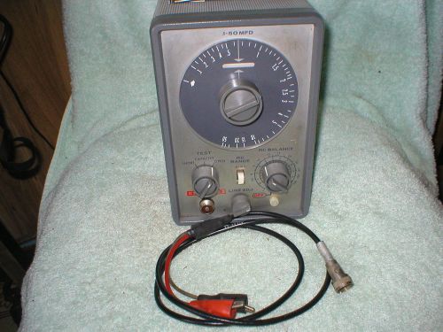 Eico 955 In Circuit Capacitor Tester &#034;Tested and Working&#034;