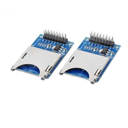 2PCS SD Card Module Slot Socket Reader for Arduino ARM MCU Read and Write WWS