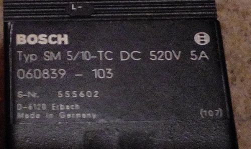 Bosch SM 5/10-TC DC 520V 5A 060839 - 103