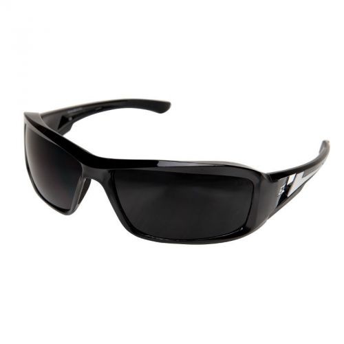 Edge eyewear xb116  brazeau safety/sunglasses, black/smoke lens for sale