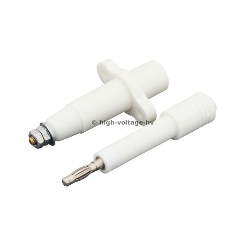 High voltage connector 10kv dc plug &amp; socket screw mounting for sale