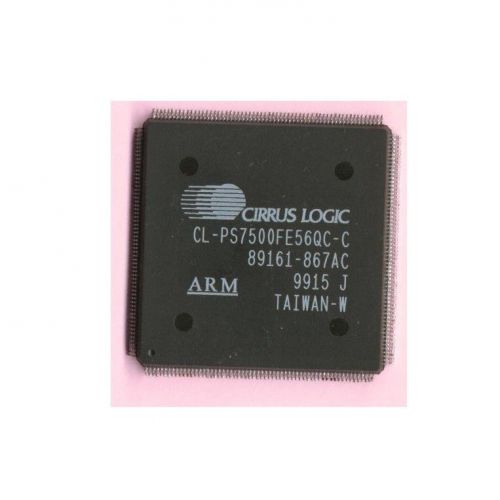 Cirrus Logic ARM processor PS7500FE56. Rare CPU, powerful, collectible, SOC.