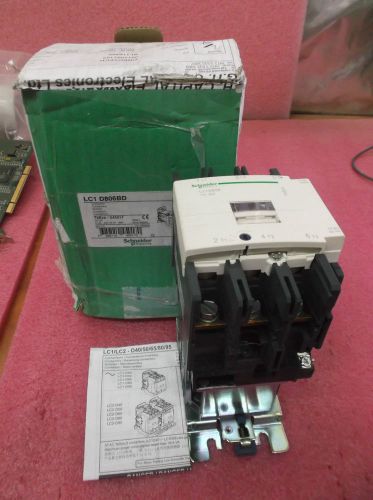 Schneider Electric LC1D806  DC 125A 400V 60HP 460V Contactor NEW IN BOX