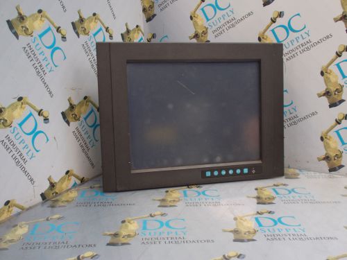 ADVANTECH FPM-3150G-RCE 15&#034; XGA LCD IND MONITOR W/ VGA &amp; DVI INPUTS *PARTS *