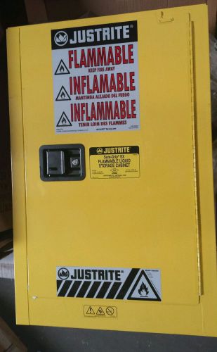 Justrite Sure-Grip EX Flammable Liquid Storage Cabinets 12 Gal NIB