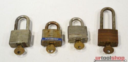 - lot of 4 master padlocks 9807-281 for sale